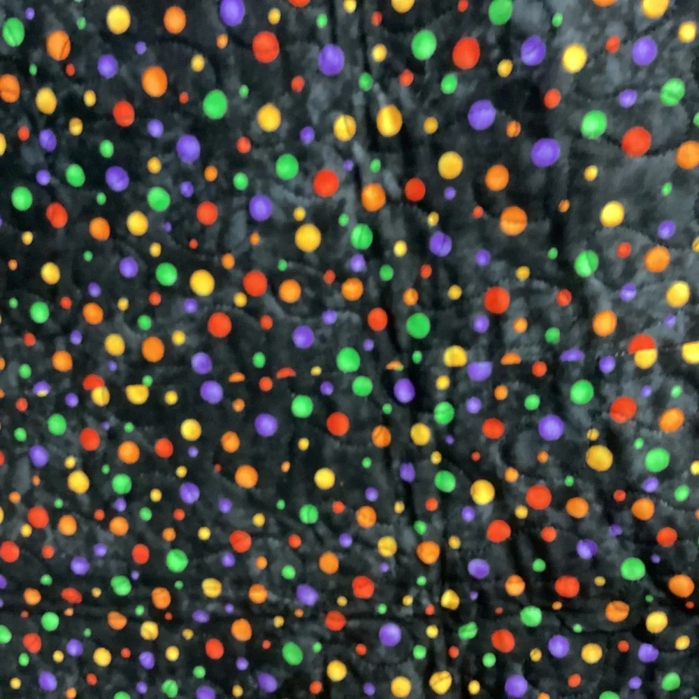 Handmade Baby Quilt Colorful Zoo Animals Kids Toddler Blanket Play Mat 46.5 x 51
